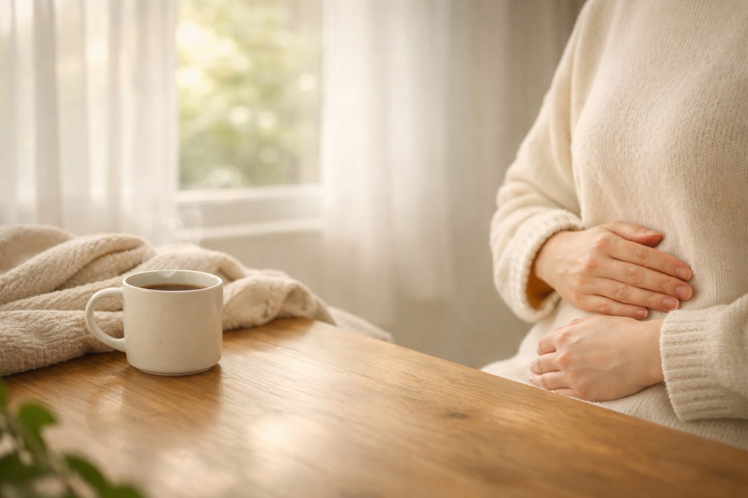 自律神経を整える呼吸のコツ 窓辺でゆっくり息を整えるイメージ